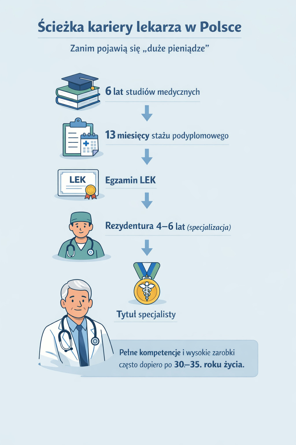 kariera lekarza w Polsce