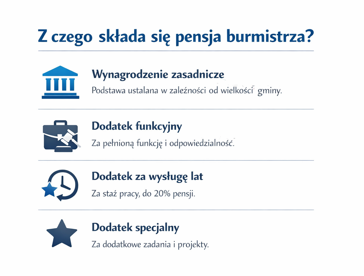 pensja burmistrza